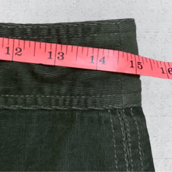 Athleta Whenever Corduroy Skirts Dark Green Size 2 Academia Preppy School Girl - Picture 9 of 11